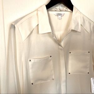 🤍Charming Charlie White Blouse🤍